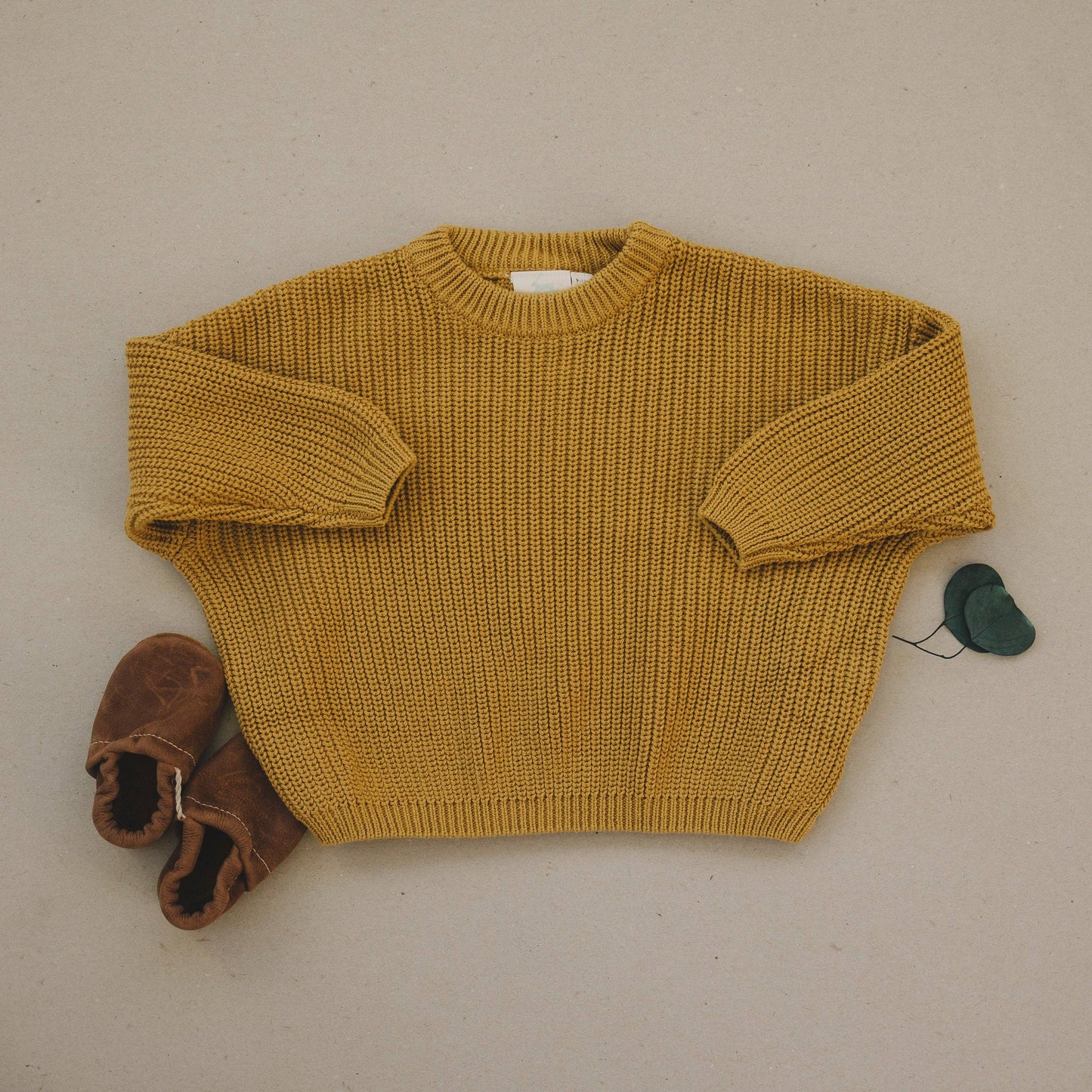 Oversized Chunky Knit Baby Sweater