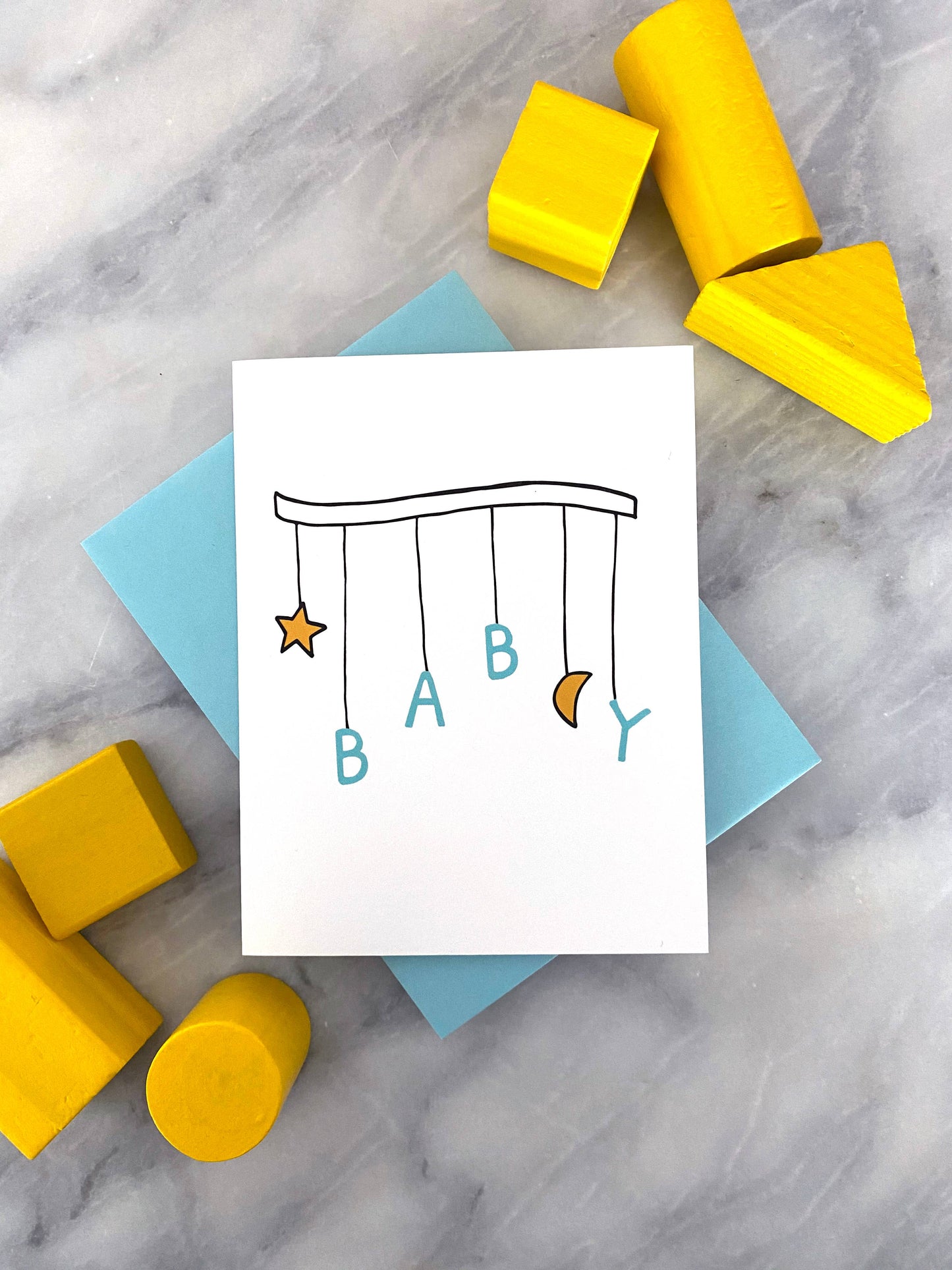 Baby Mobile Greeting Card