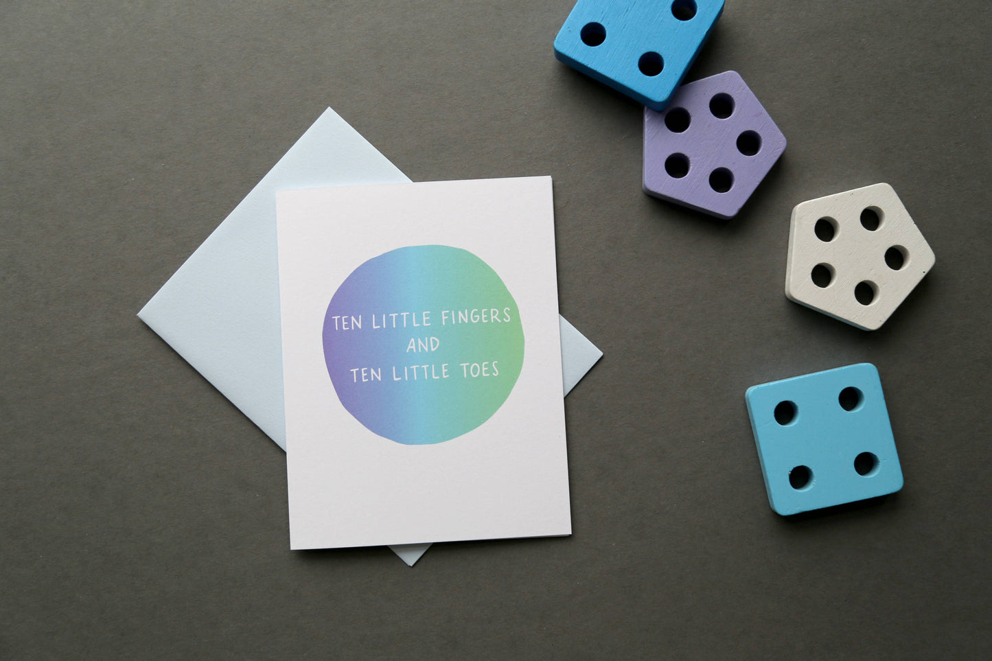 Ten Little Fingers and Ten Little Toes Greeting Card