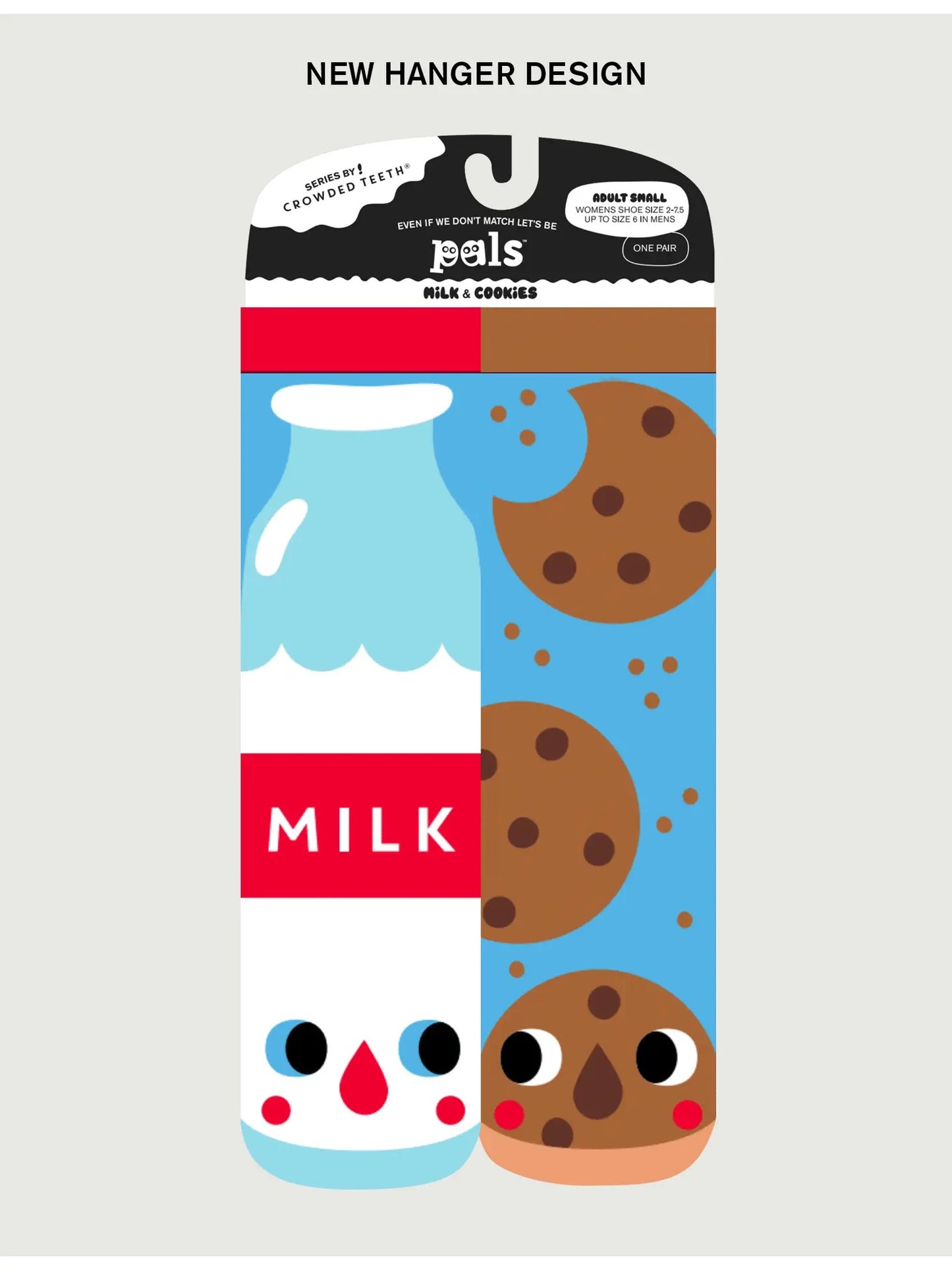 Milk and Cookies Mismatched Socks