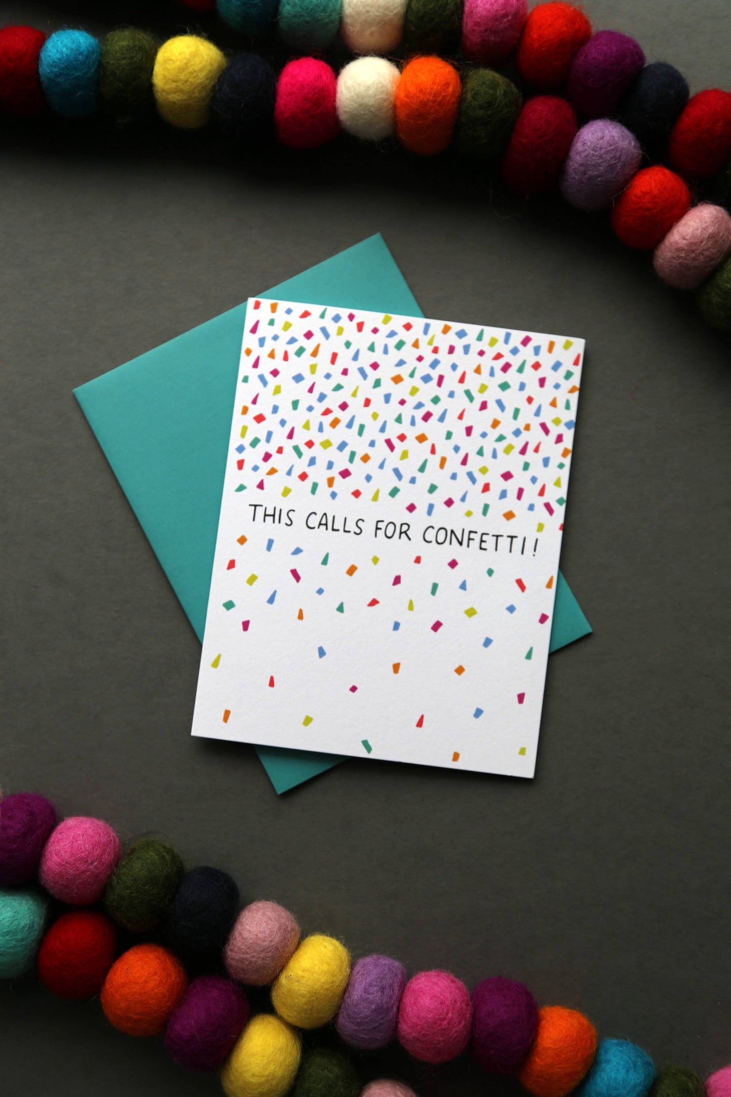 Calls for Confetti Greeting Card