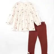 Thanksgiving Turkey Ruffle Girl Pant Set