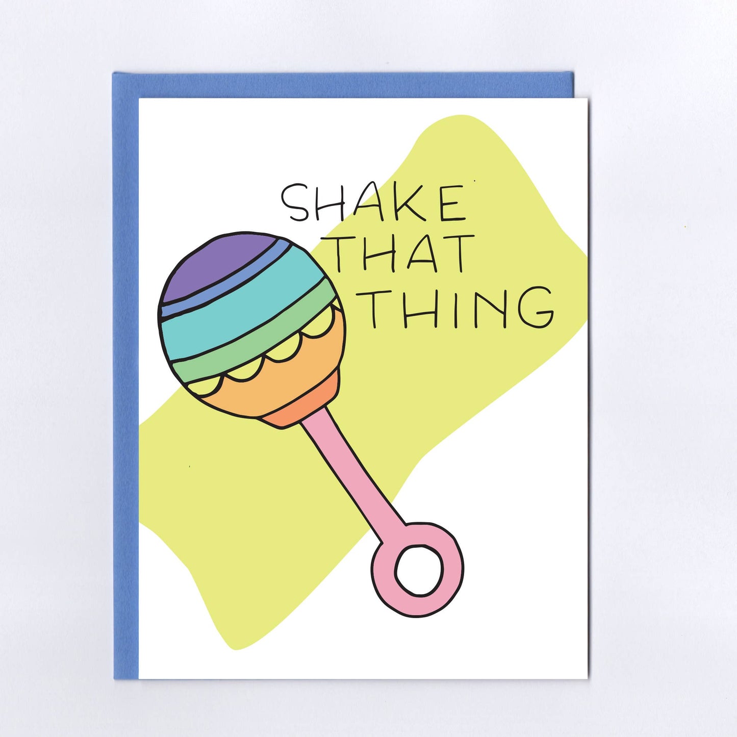 Shake That Thing Rattle Greeting Card