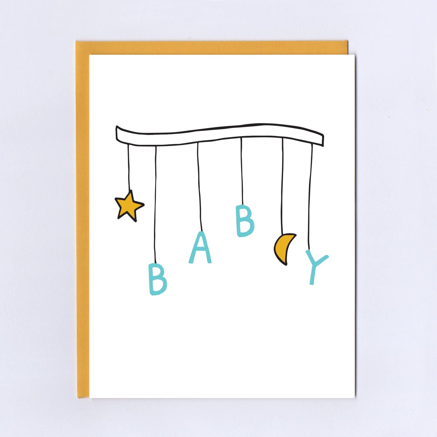 Baby Mobile Greeting Card