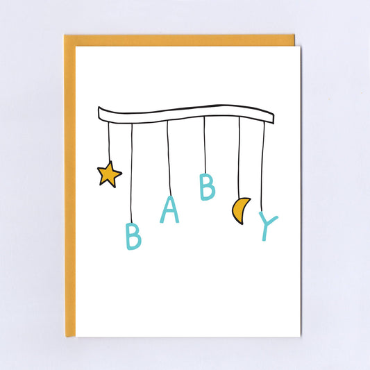 Baby Mobile Greeting Card